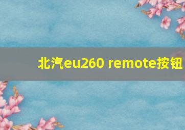 北汽eu260 remote按钮